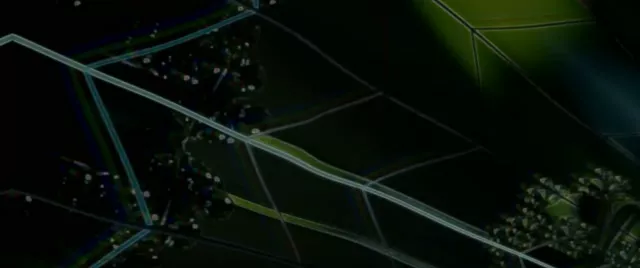 네온 터널 육각형 그리드 VJ Loop 2.39:1 Cinemascope 60fps 화면보호기