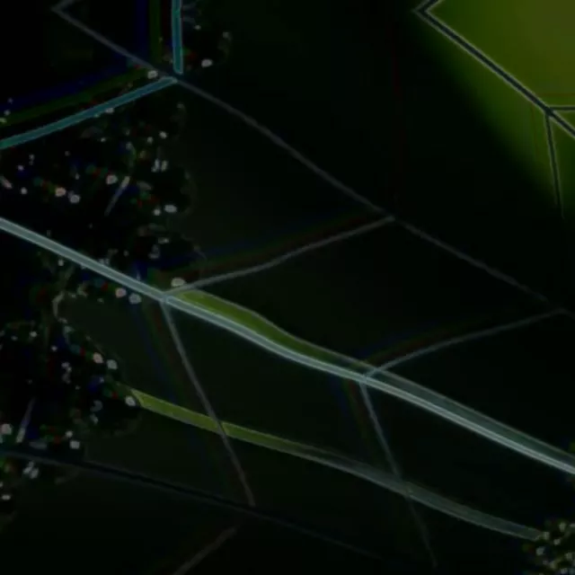 Neontunnel Mörkt Hexagon Rutnät VjLoops 1:1 Kvadrat 60fps Skärmsläckare