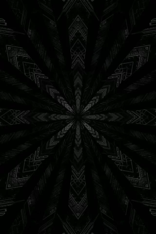 Неоновый Туннель Темный Калейдоскоп Звездный Взрыв VJLoops 2:3 Фото Портрет 60fps Заставка