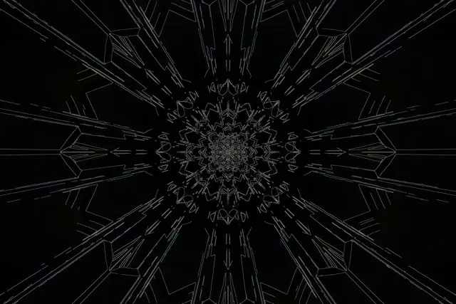 Neonový tunel tmavá mandala 3:2 Surface 60fps spořič obrazovky VJ Loop