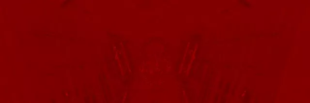 Hlboko červený neonový tunel so žiarivými vzormi obvodov a geometrickými tvarmi hmyzu, abstraktné ultaširokého VJ slučky pohyblivého pozadia 3:1 na 60fps