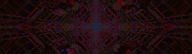 霓虹隧道萬花筒紅色電路 32:9 超超寬螢幕 60fps 螢幕保護程式 VJ Loop