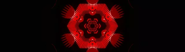 ネオントンネル フラクタル 万華鏡 バースト 32:9 スーパーウルトラワイド 60fps スクリーンセーバー VJLoops