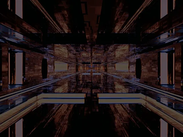 Neon tunnel diamond kaleidoscope 4:3 classic 60fps screensaver vj loop