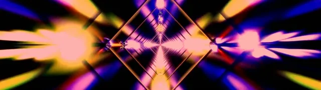 Neon Tunnel Diamond | Super Ultrawide 60fps VJ Screensaver