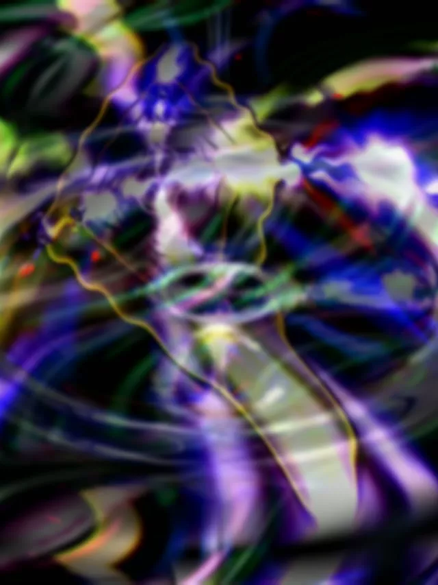 Neon Tunnel Electric Lightning Vortex VJ Loop 3:4 iPad 60fps Screensaver
