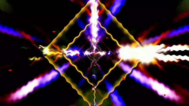 Neon Tunnel Electric Storm 4K Uhd 60Fps Screensaver Vj Loop