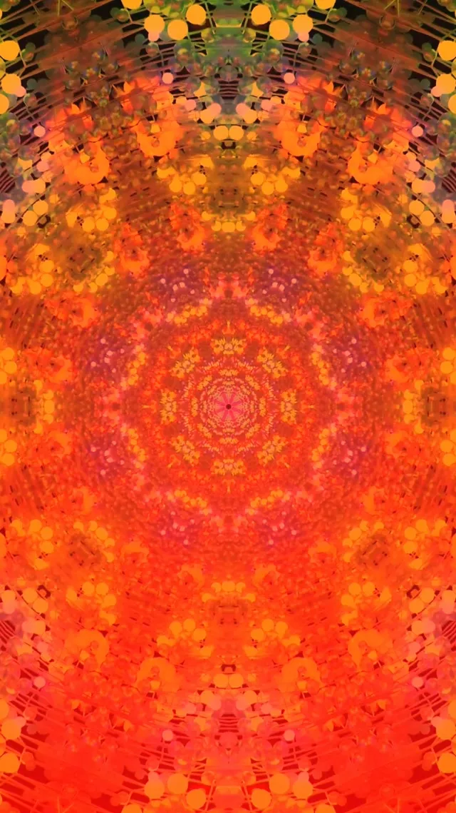 Neon Tunnel Moto Kaleidoscope Vortex VJLoops 9:16 Reels 60fps Screensaver