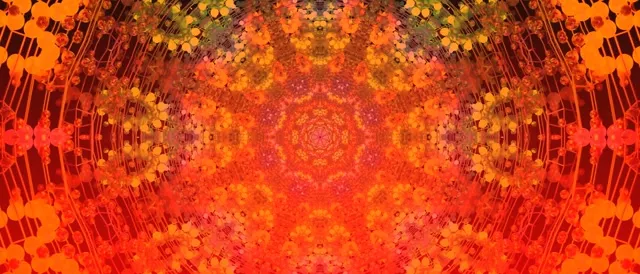 Tunel Neon Kaleidoskop Lulor VJLoops 21:9 Ultrawide 60fps Ruajtës Ekrani