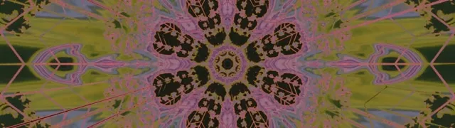 Neon Tunnel Fraktal Kaleidoskop 32:9 Super Ultrawide 60fps Pauseskærm VJLoops