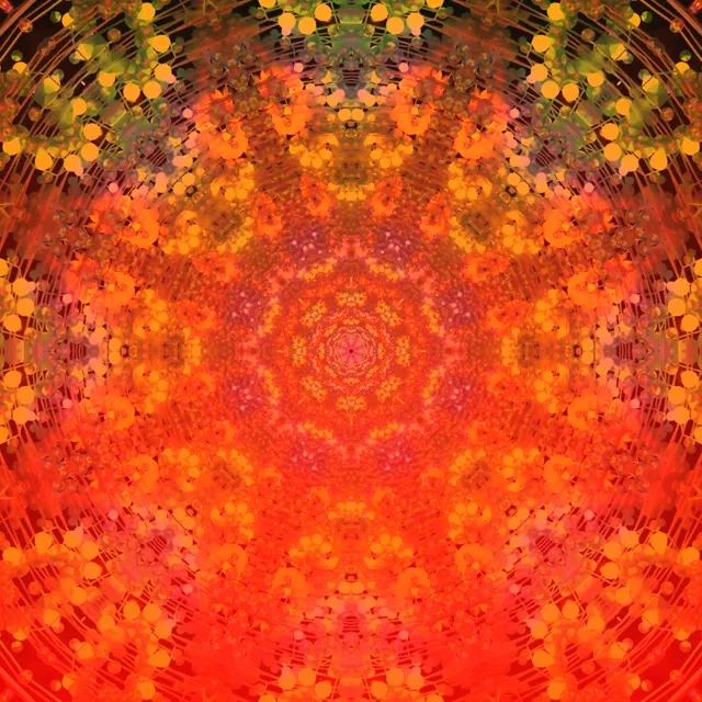 霓虹隧道分形万花筒爆炸 1:1 方形 60fps 屏保 VJ Loop