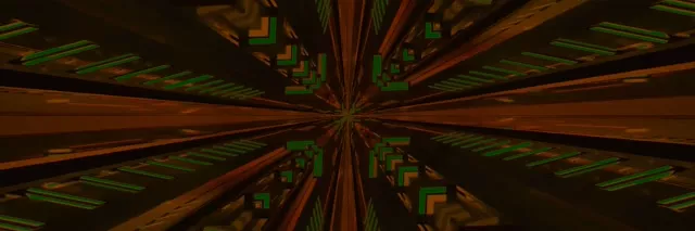 Neoontunnel fraktaal kaleidoskoop plahvatus 3:1 Triple Wide 60fps screensaver Vj Loop