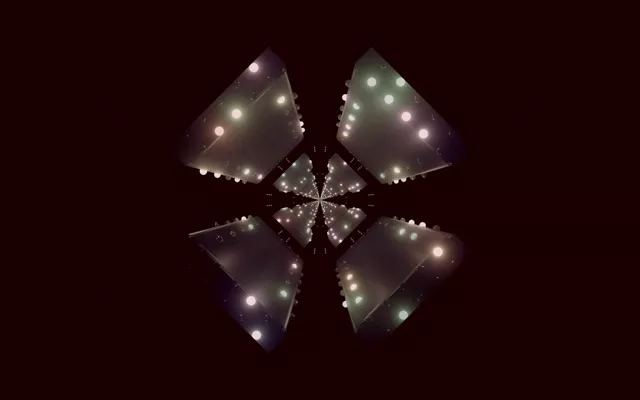 নিয়ন টানেল ফ্র্যাক্টাল ক্যালিডোস্কোপ VJ Loop 16:10 ম্যাকবুক 60fps স্ক্রিনসেভার