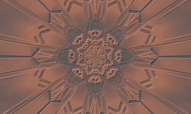 Neon Tunnel Fractal Spiral VJ Loop 60fps 5:3 Wide Screensaver