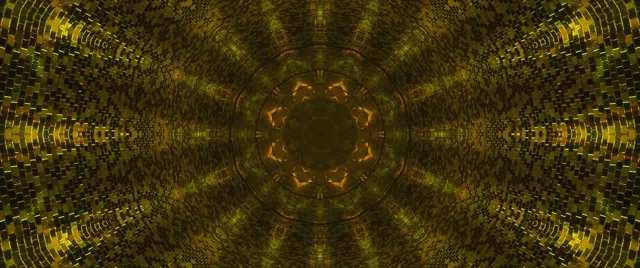 Neon Tunnel Gintong Kaleidoscope VJLoops 2.39:1 Cinemascope 60fps Screensaver