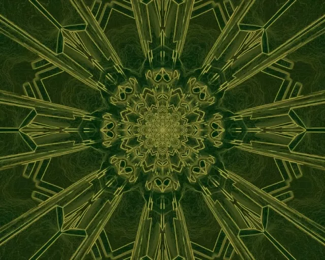 5:4 Industrial Neon Tunnel Fractal Kaleidoscope VJ Loop 60fps Screensaver