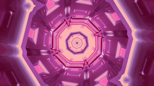 Pink Neon Tunnel Screensaver 4K UHD 60fps Vj Loop
