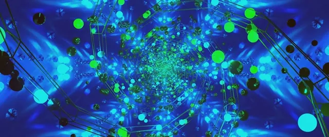 霓虹隧道發光球體漩渦 VJ Loop 2.39:1 Cinemascope 60fps 螢幕保護程式