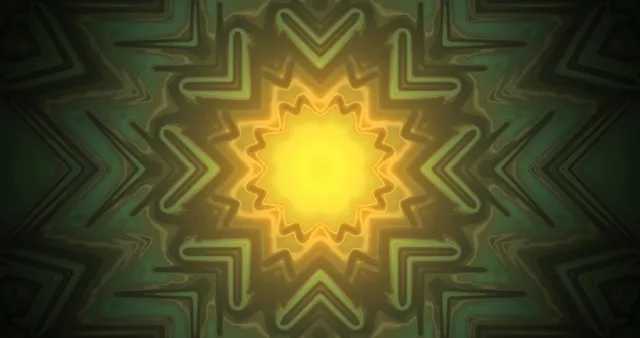 Neon Tunel Berde Urre Izar 4K UHD 60fps Pantaila-babesa Vj Loop