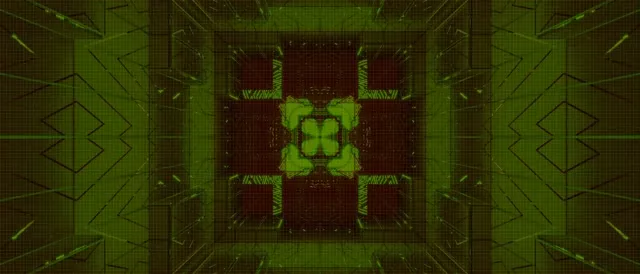 नीयन टनल हरा ग्रिड भंवर VJ Loop 21:9 अल्ट्रावाइड 60fps स्क्रीनसेवर