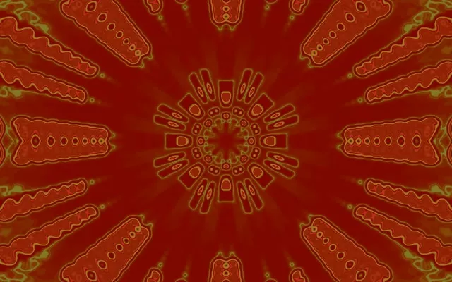 Neontunn kaleidoskop burst VJ-loop 16:10 MacBook 60fps skärmsläckare