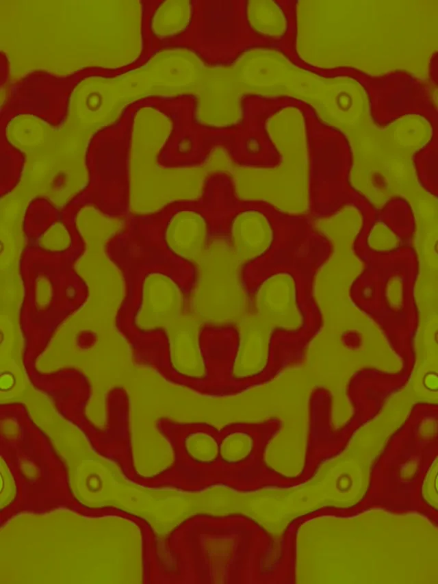 Neon Tunela Berde Fraktal Kaleidoskopioa VJLoops 3:4 iPad Portrait 60fps Pantaila-babeslea