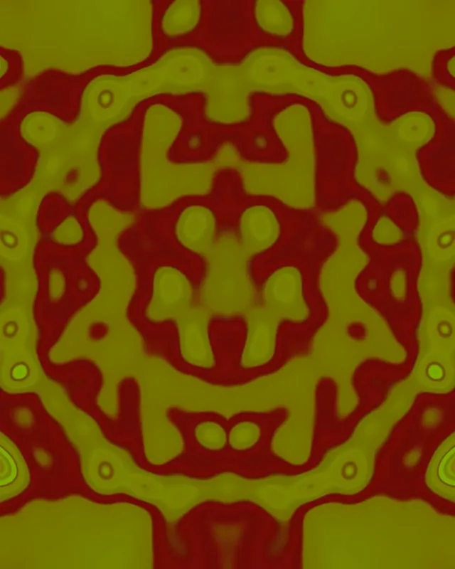 Неонова Тунель Кислотно-Зелений Калейдоскоп VJLoops 4:5 Instagram 60fps Заставка