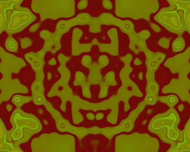 Tunnel ya Neon Kaleidoscope Blob VJLoops 5:4 Industrial 60fps Screensaver