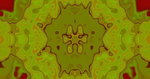 Neon Tunela Berde Kaleidoskopioa Pantaila-babeslea 4K UHD 60fps VJLoops