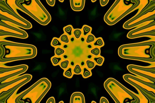 Tunel Neon Kaleidoskop Luledielli Loop | 3:2 Surface 60fps Ruajtës Ekrani VJ Loop