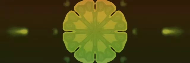 霓虹隧道綠色碎形曼陀羅爆發 VJ Loop 3:1 Triple Wide 60fps 螢幕保護程式