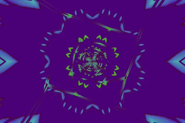 ნეონის გვირაბი ვარსკვლავის კალეიდოსკოპი 3:2 surface 60fps VJ Loop screensaver