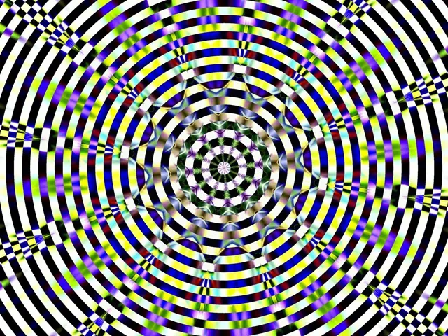 Neon Tunnel Hypnotic Checkerboard Vortex 4:3 Classic 60fps VJ Loop Screensaver