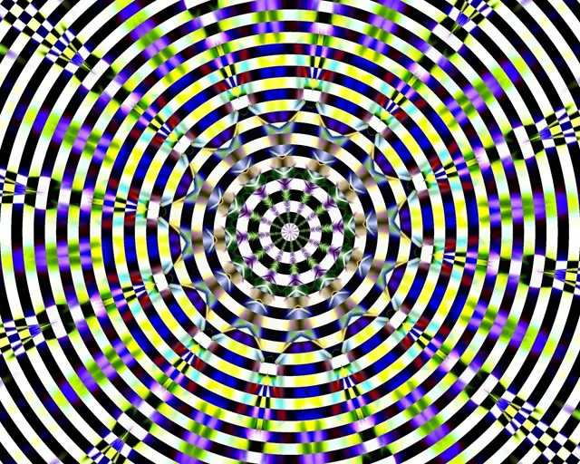 Hypnotic Neon Tunnel Kaleidoscope Vortex | 5:4 Industrial 60fps Screensaver