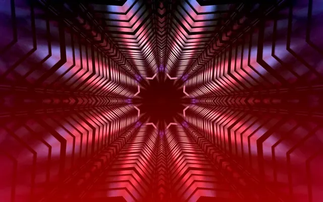 霓虹隧道萬花筒星星漩渦 VJ Loop 16:10 MacBook 60fps 螢幕保護程式