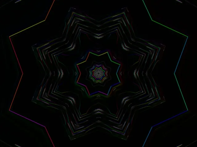 neon tunnel 4:3 classic 60fps screensaver colorful diamond vj loop