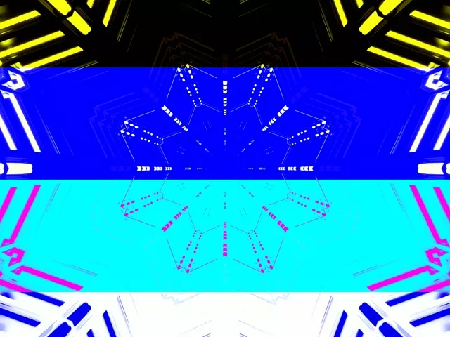 霓虹隧道万花筒网格 VJLoops 4:3 经典 60fps 屏保