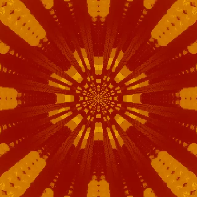 霓虹隧道万花筒爆发 VJ Loop 1:1 正方形 60fps 屏保