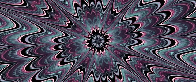 Neon Tunnel Kaleidoscope Burst VJ Loop 60fps 2.39:1 Screensaver