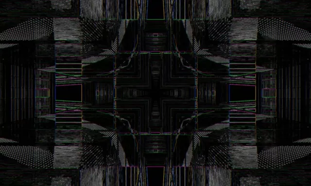 Neon Tunnel Kaleidoscope Cross | 5:3 Wide 60fps VJ Loop Screensaver