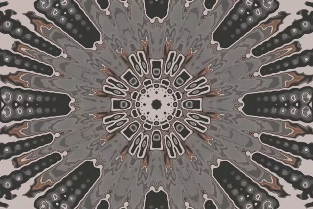 Neon Tunnel Kaleidoscope Mandala VJ Loop 60fps 3:2 Screensaver