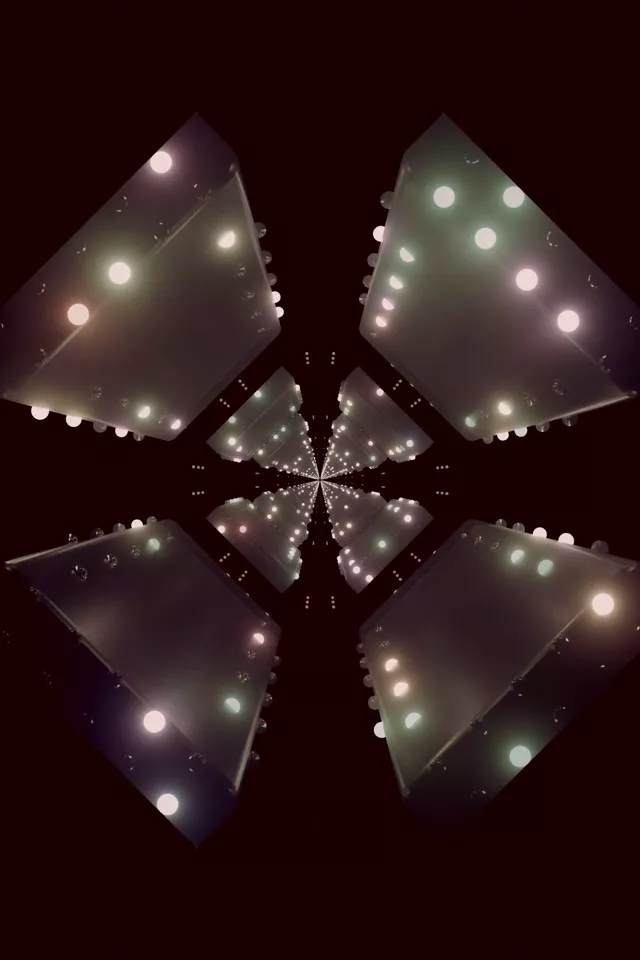 Неоновый Туннель Калейдоскоп Зеркальный Взрыв VJLoops 2:3 Фото Портрет 60fps Заставка