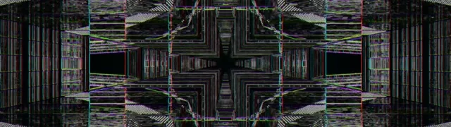 Neon Tunnel Kaleidoscope Mirror VJ Loop 32:9 Ultrawide 60fps Screensaver