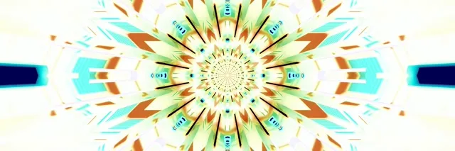 Neon सुरंग कैलीडोस्कोप बर्स्ट Vj Loop 3:1 ट्रिपल वाइड 60fps स्क्रीनसेवर