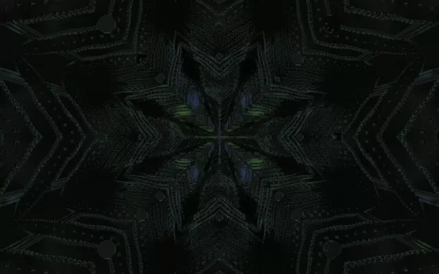 Neon Tunnel Caleidoscoop Ster | 16:10 MacBook 60fps Screensaver VJLoops