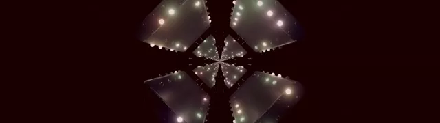 Neon Tunnel Kaleidoscope Star Burst 32:9 Super Ultrawide 60fps Ekrano užraktis Vj Loop