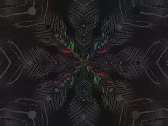 Neon Tunnel 万화경 Star Burst 4:3 Classic 60fps VJ Loop Screensaver