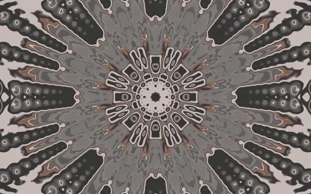 Neon Tunnel Kaleidoscope VJ Loop 16:10 MacBook 60fps Screensaver