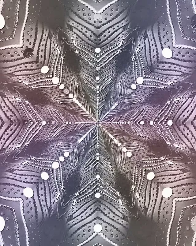 Neon Tunnel Kaleidoscope VJ Loop 4:5 Instagram 60fps Screensaver