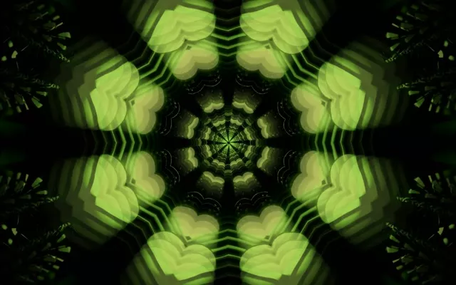 霓虹隧道萬花筒渦流 | 16:10 MacBook 60fps 螢幕保護程式迴圈